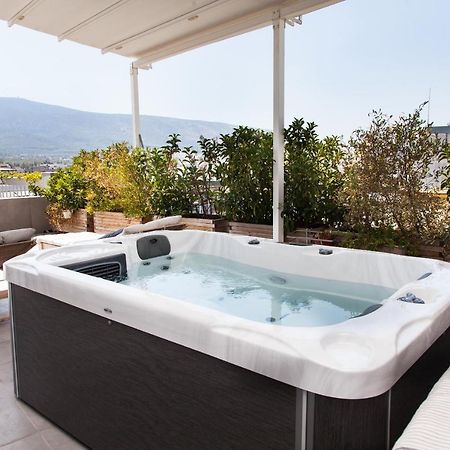 Gorgeous Penthouse With Private Jacuzzi And Amazing View! Leilighet Athen Eksteriør bilde